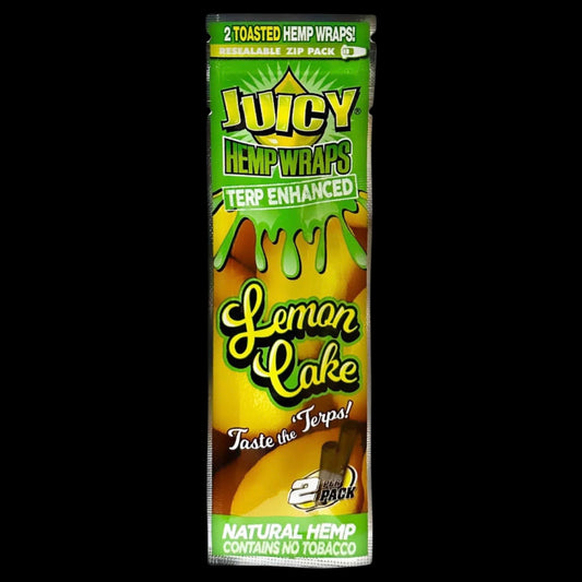 Juicy hemp wraps lemon cake