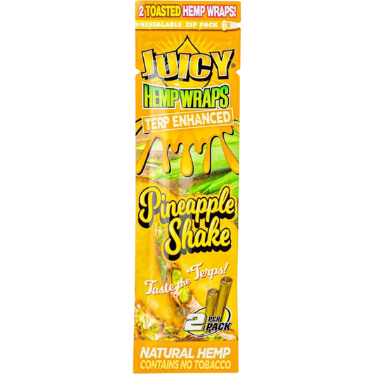 juicy pineapple shake hemp wraps