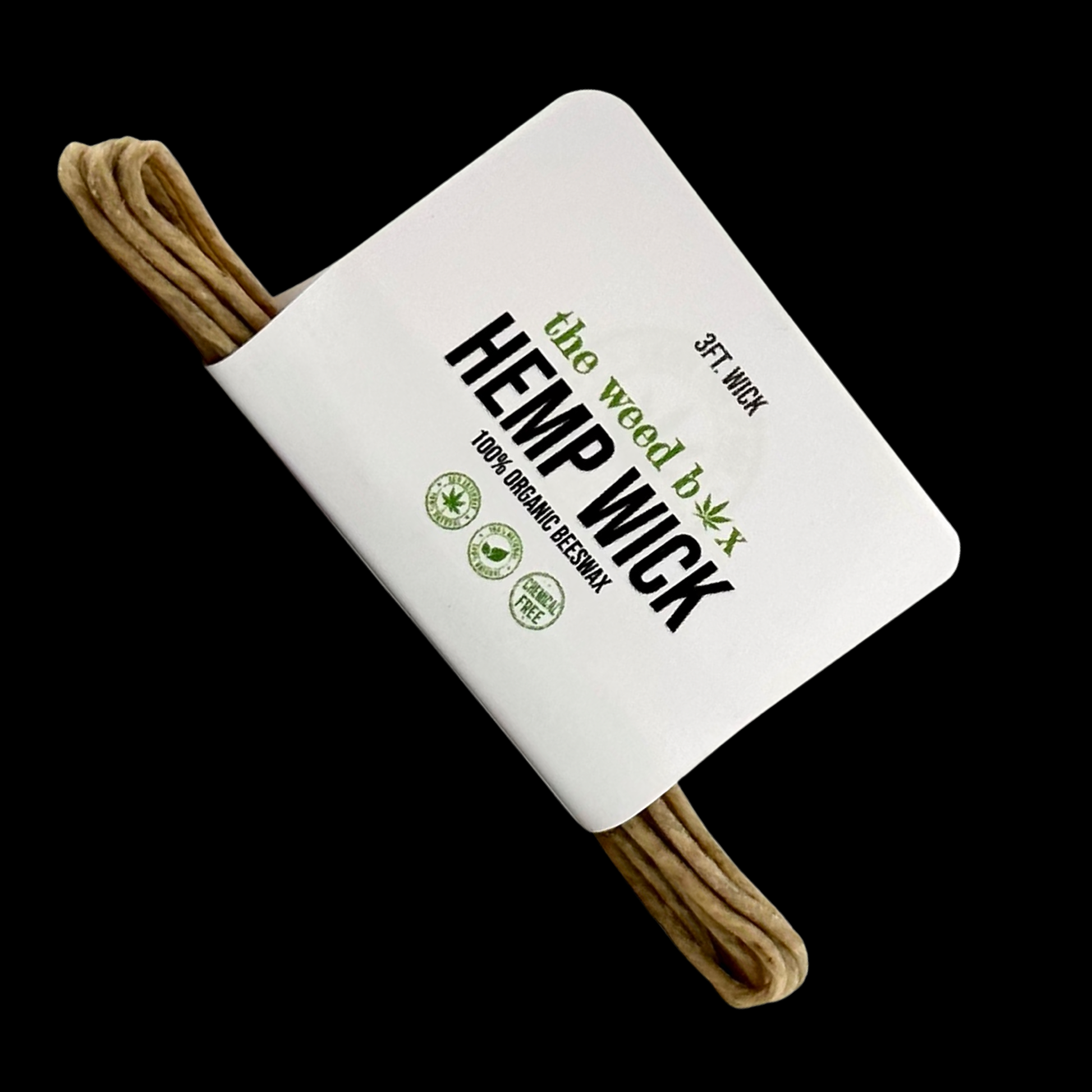 Organic hemp wick the weed box