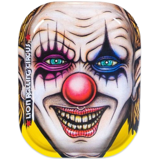 lion rolling circus rolling tray clown