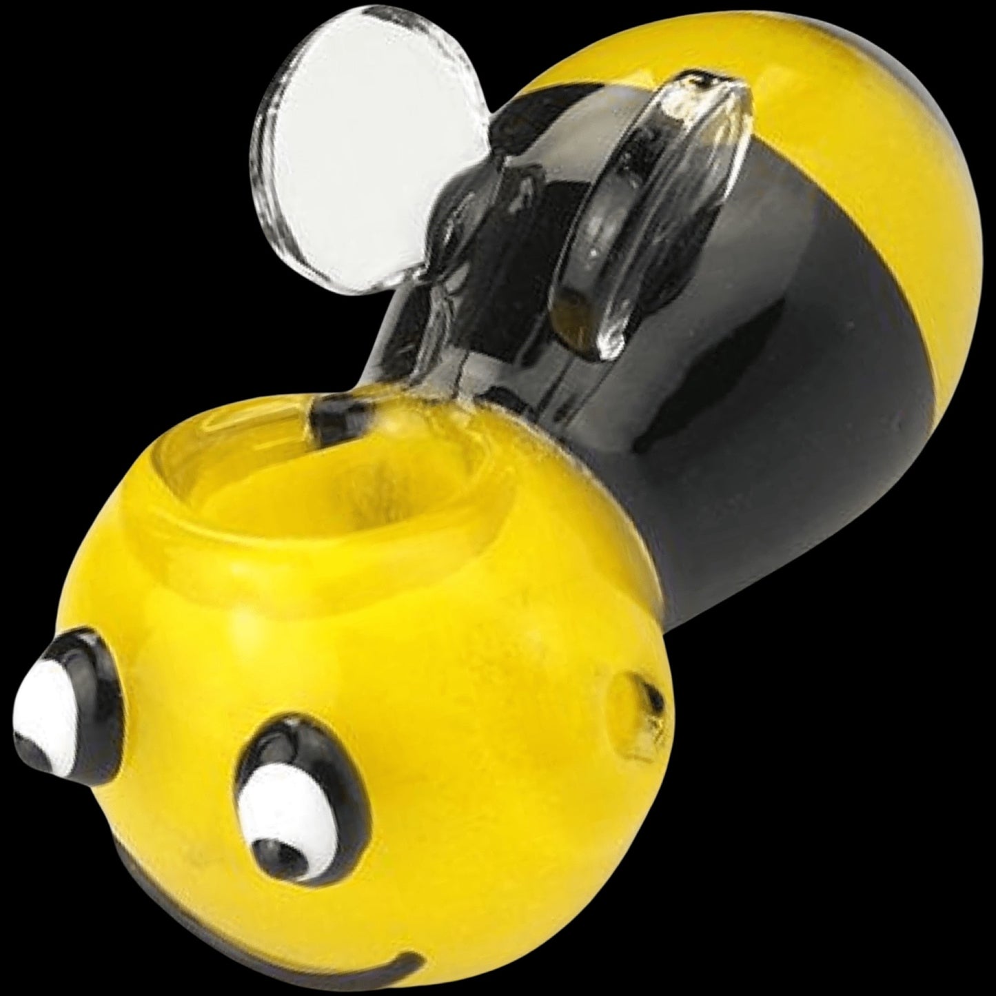 Bumble bee glass hand pipe