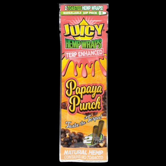 Juicy hemp wraps papaya punch