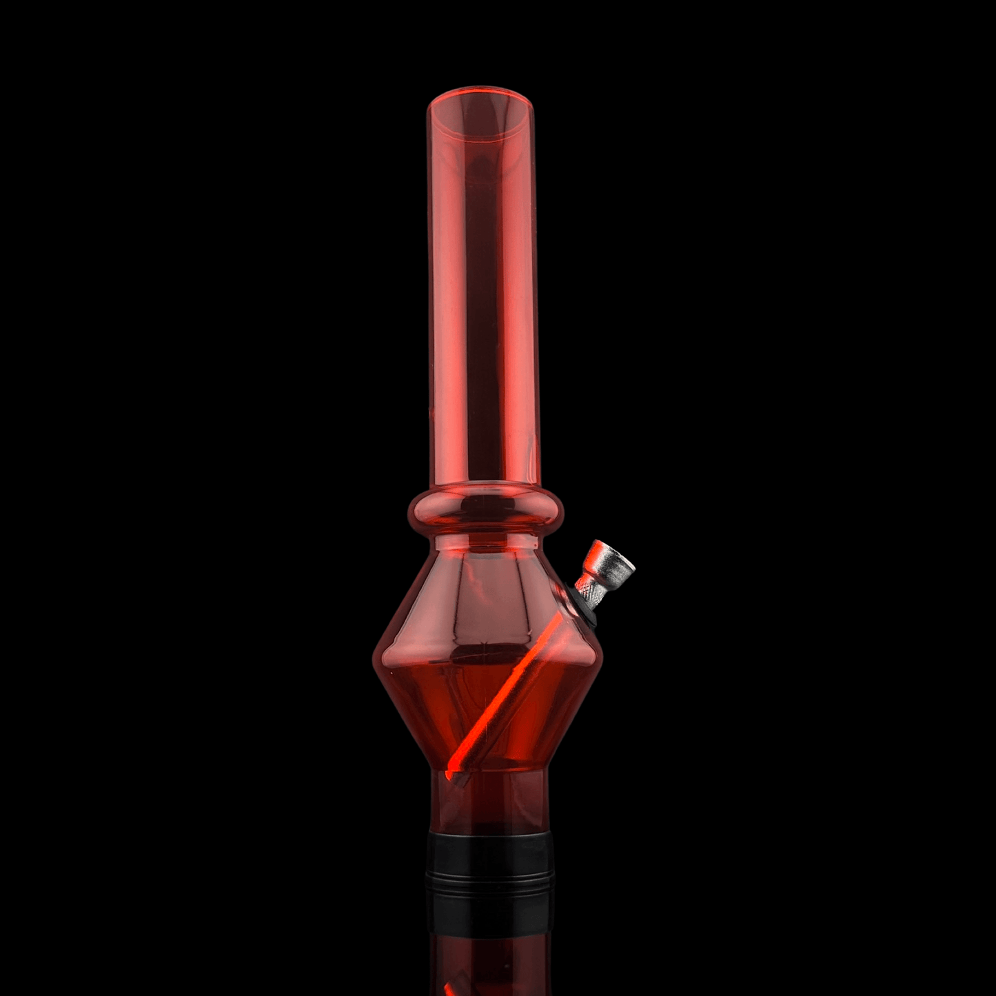 10” Red Acrylic Bong
