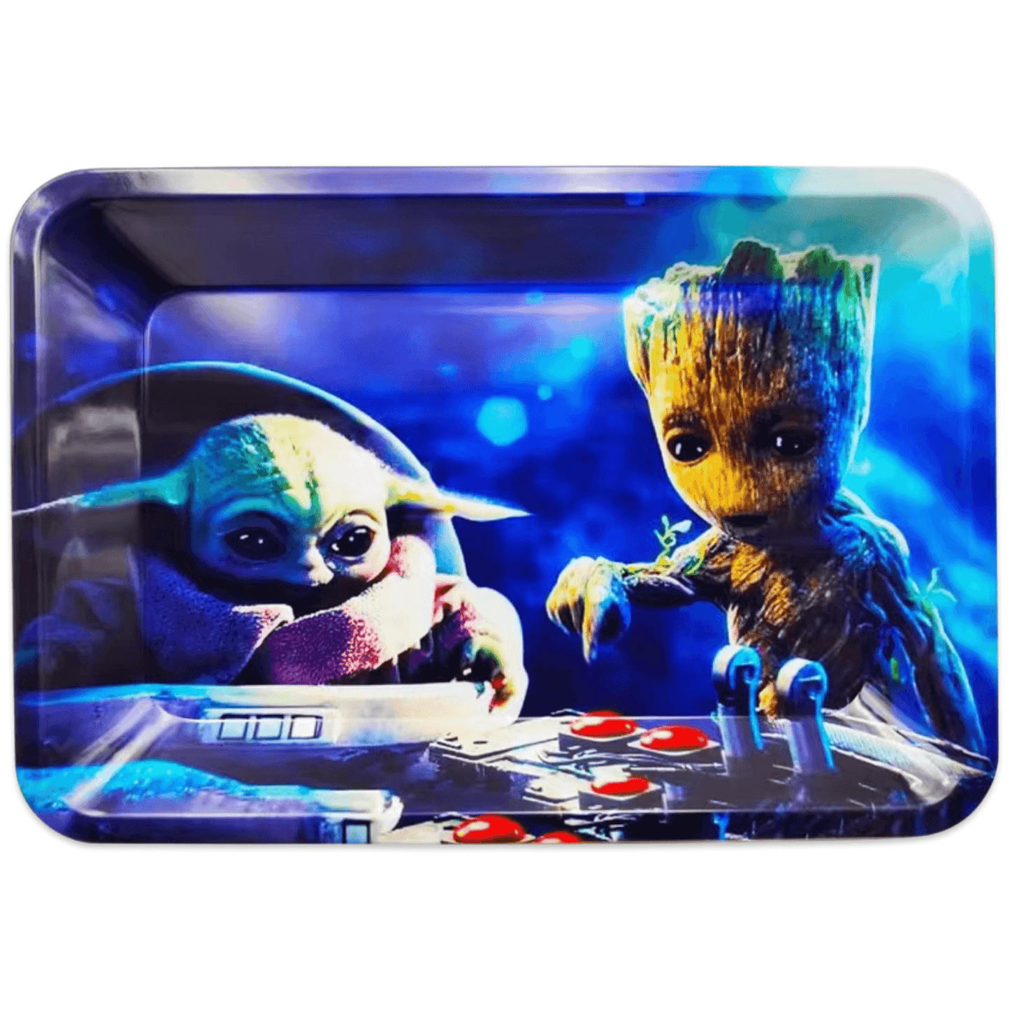 Groot + Grogu Rolling Tray - Weed Subscription Box