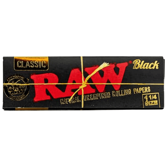 raw rolling papers black